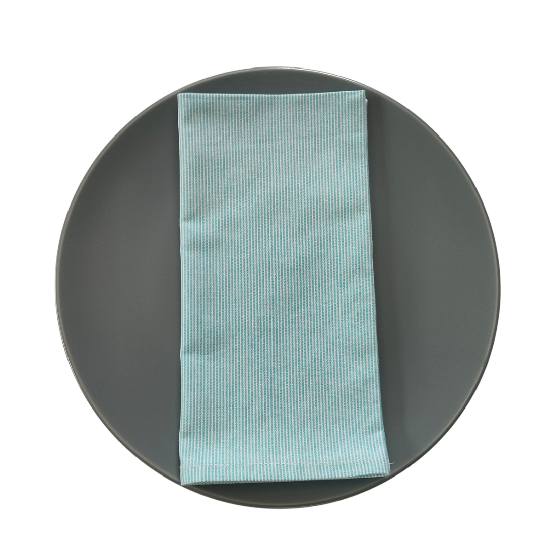 Aqua-Striped-Napkins