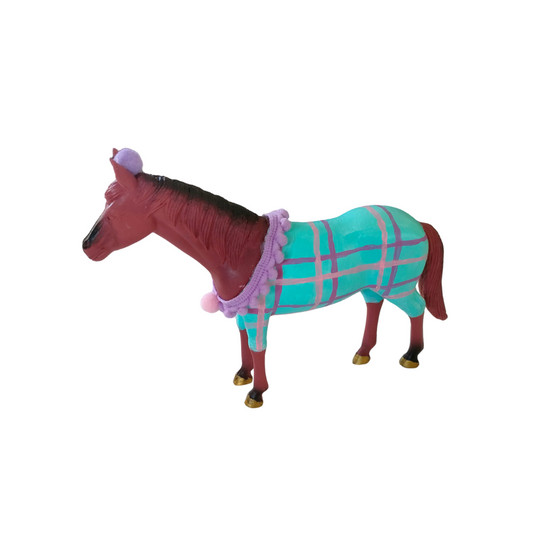 Blue horse Cake Topper