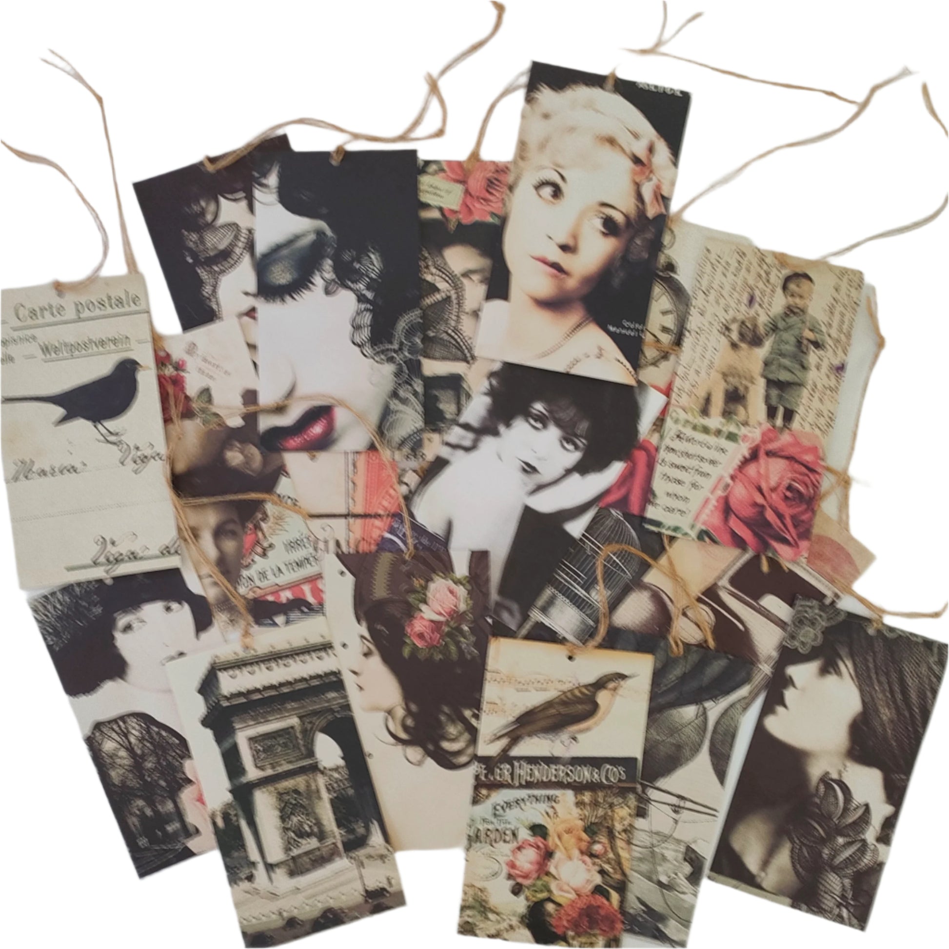 Collage Vintage Gift Tags