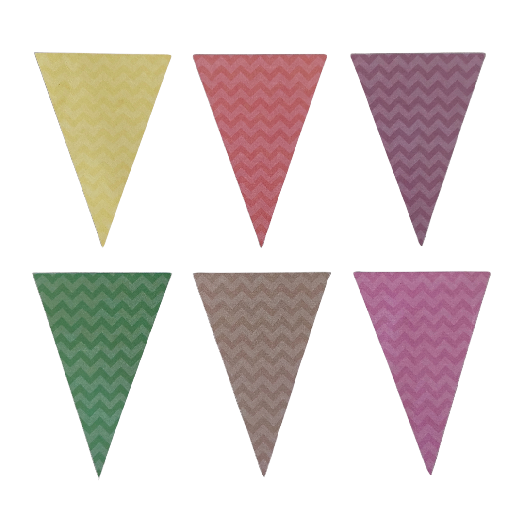 DIY Chevron Paper Bunting