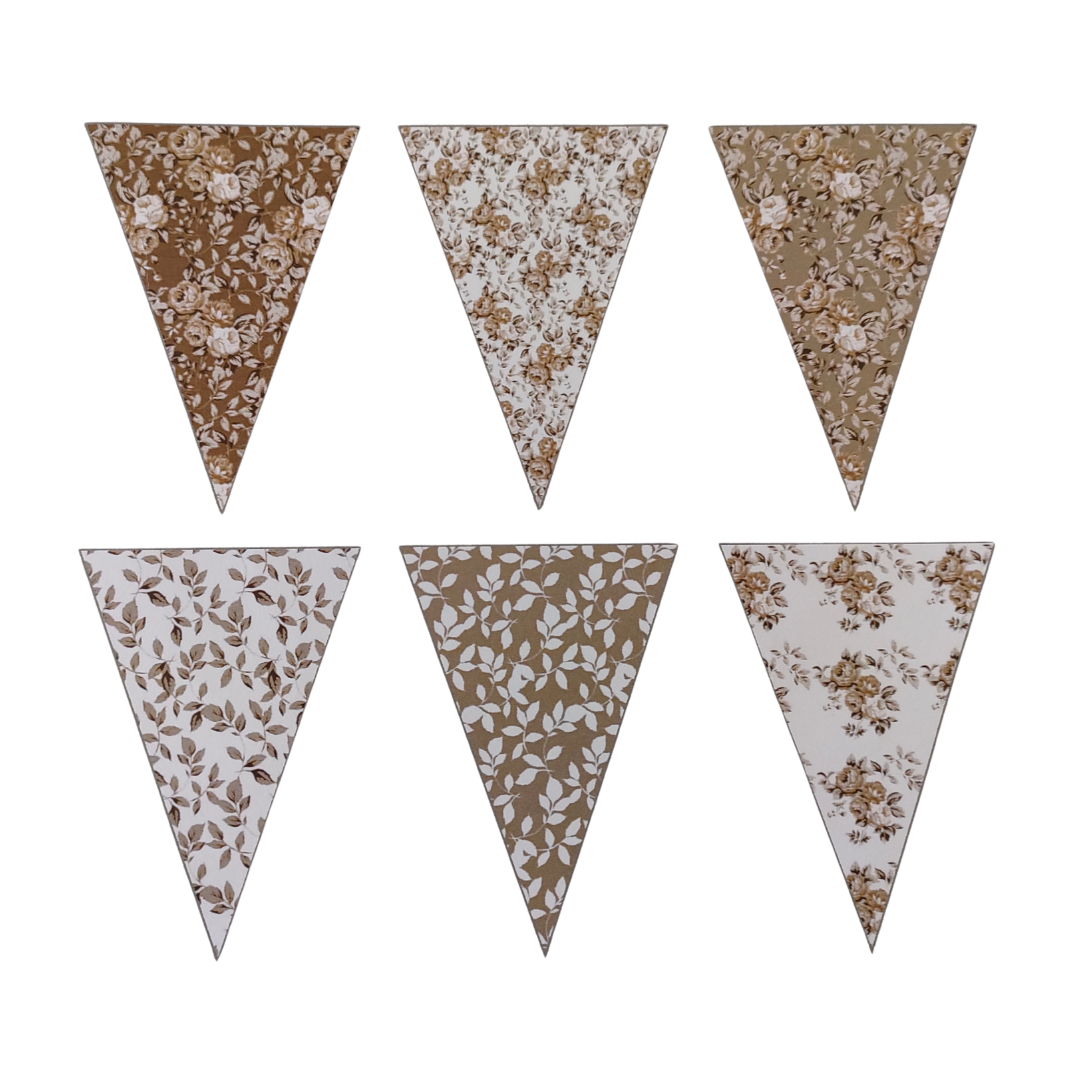 DIY Floral Paper Bunting