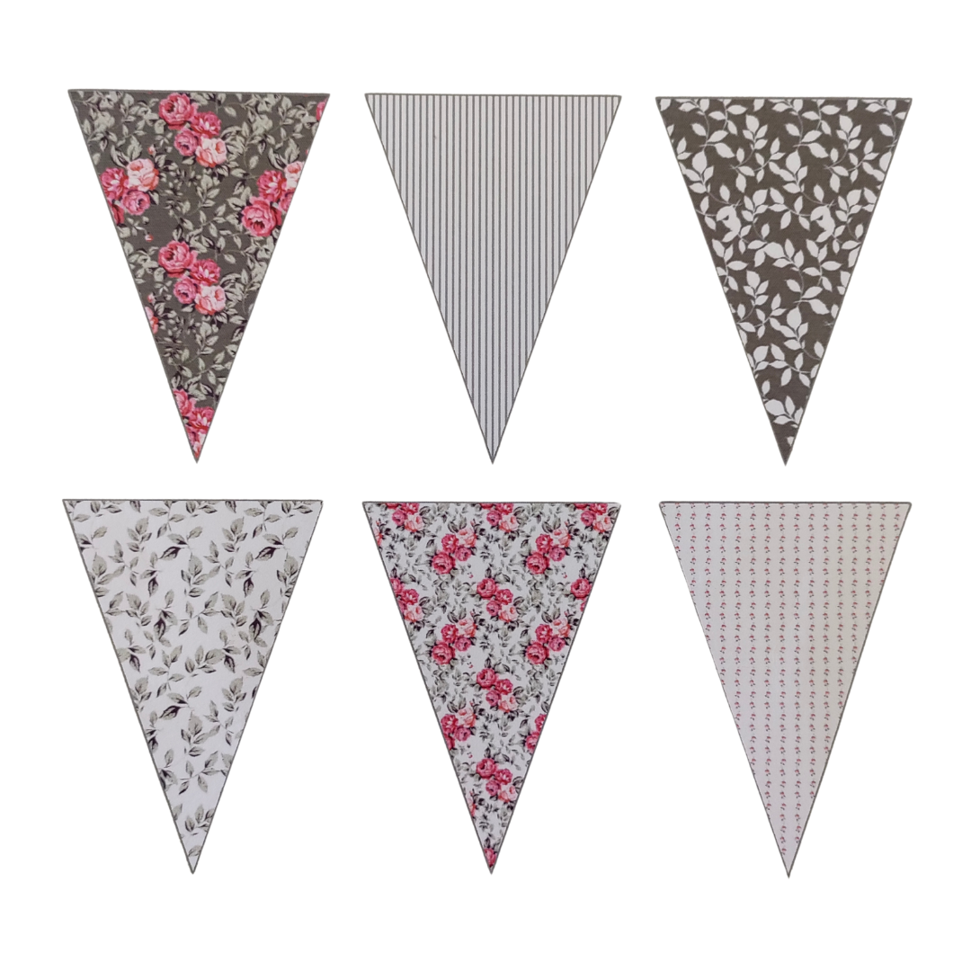 DIY Floral Paper Bunting
