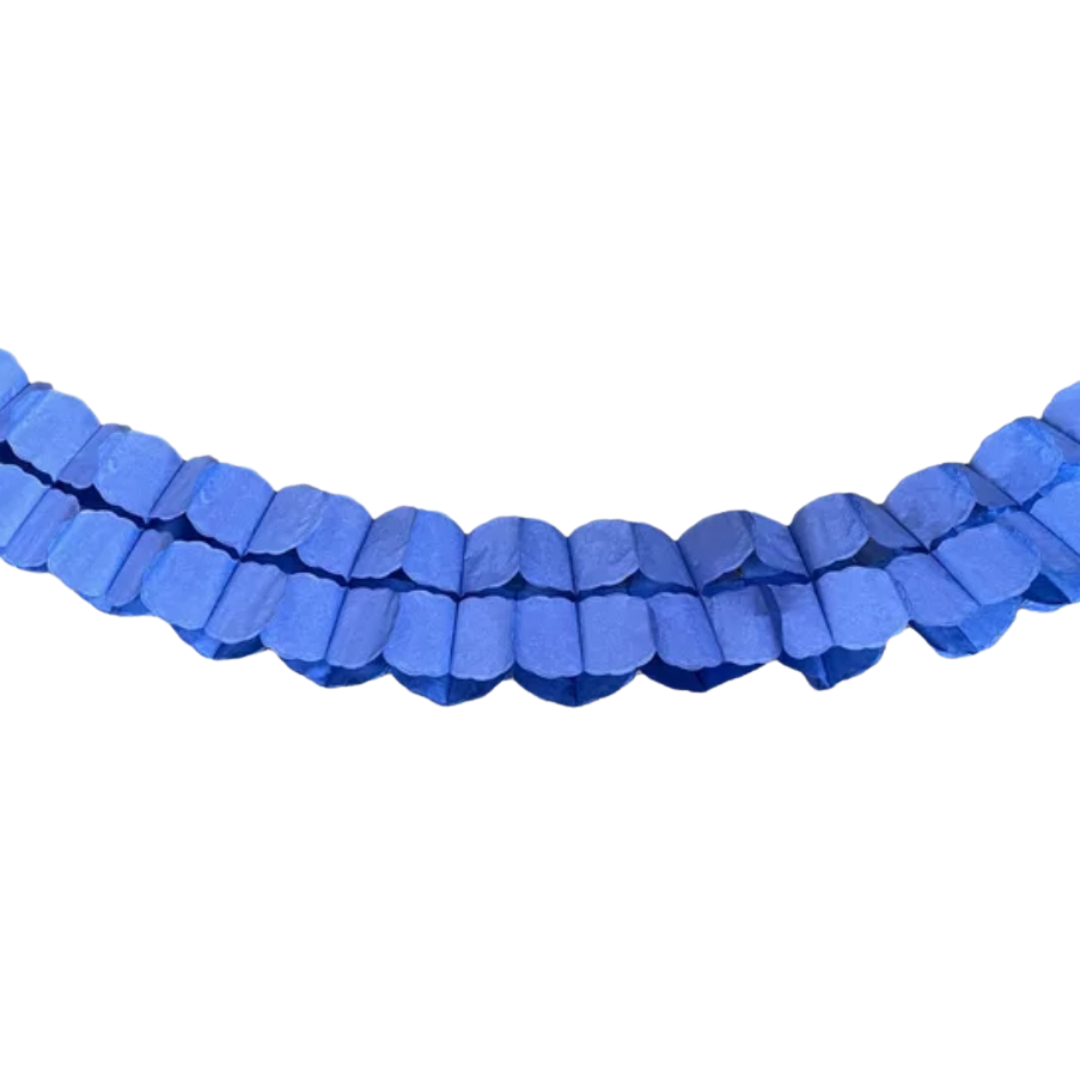 Dark  Blue Paper Garland