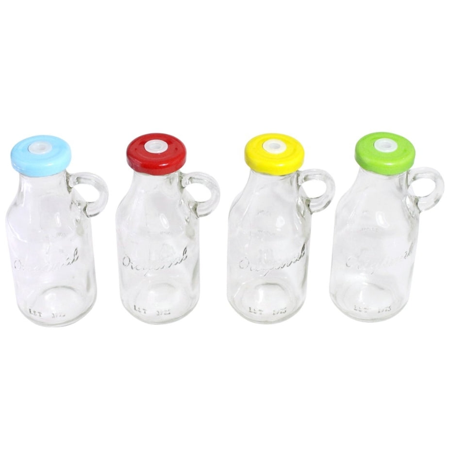 Drink Bottles with Coloured Lids