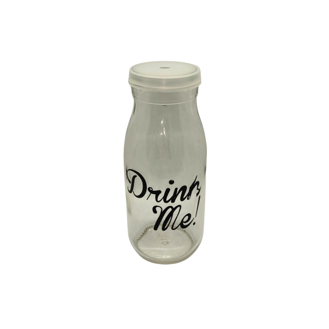 Glass Dink Me Bottles