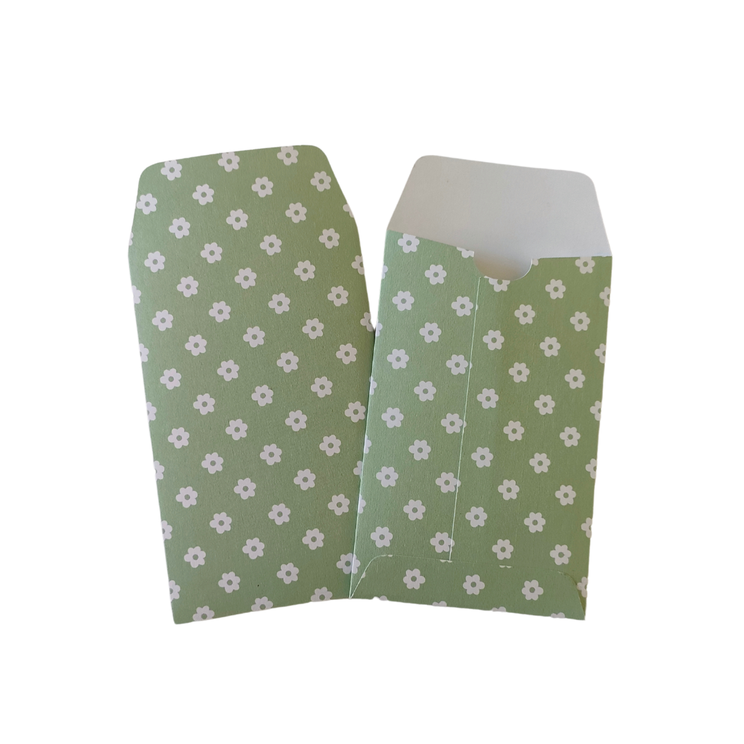 Green Evelopes with Flower A