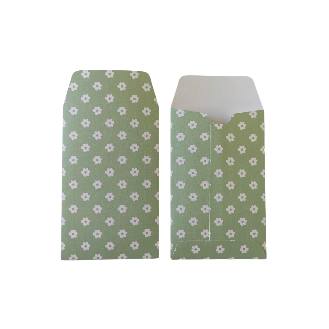 Green Evelopes with Flower A