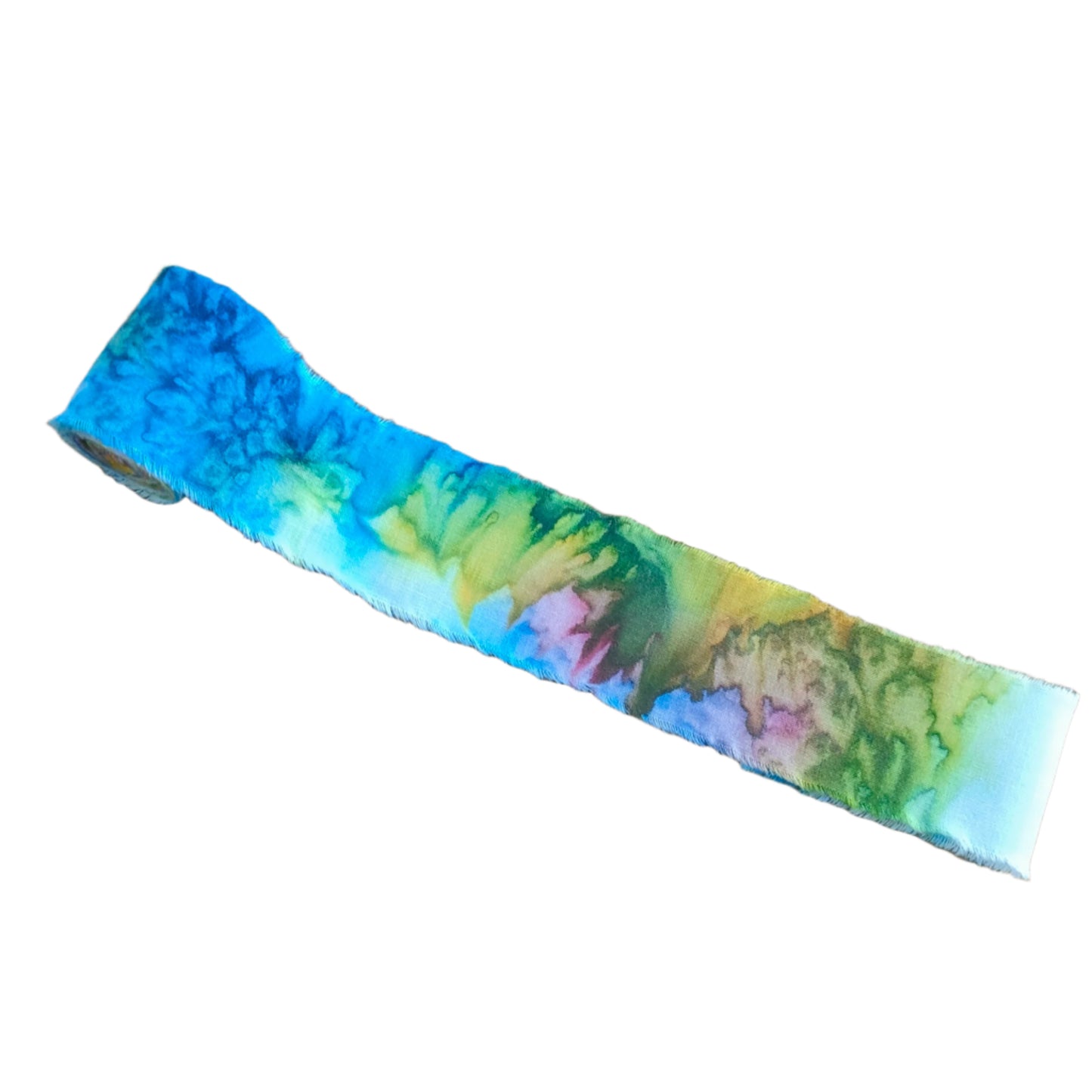 Hand Dyed Frayed Ribbon