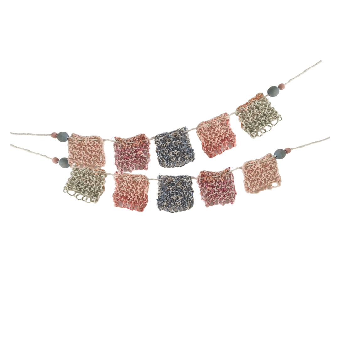 Mini Hand-Knitted Ombre Bunting