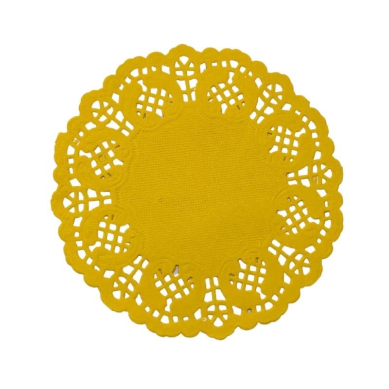 Mini Yellow Doilie
