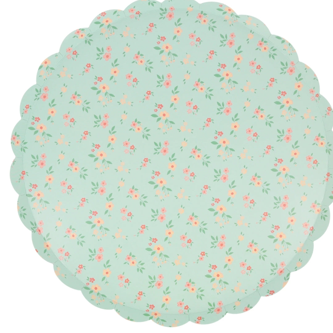 Mint Vintage Ditsy Floral