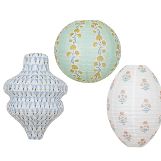 Molly Mahon Blue Paper Lanterns