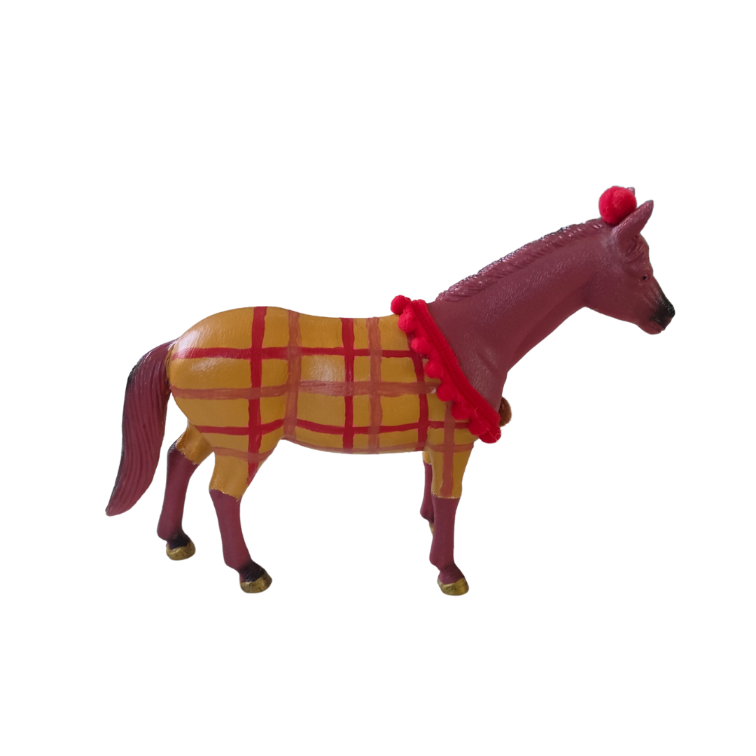 Mustard horse Cake Topper1