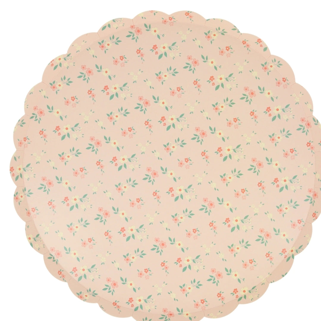 Peach Vintage Ditsy Floral
