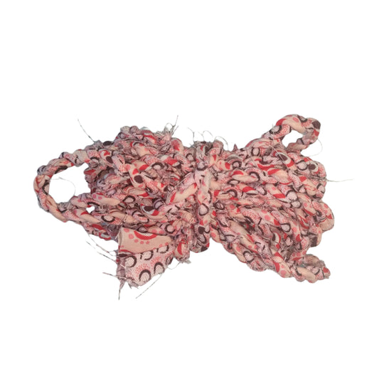 Pink Handmade Upcycled Fabric Twine