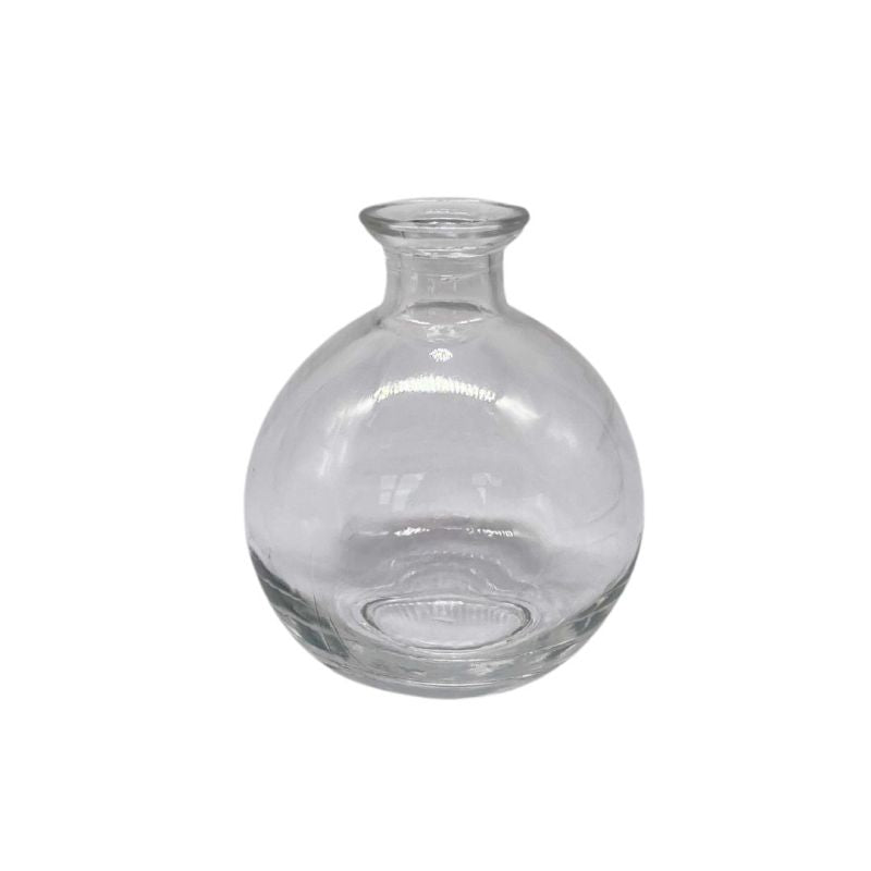 Smooth Round Clear Bud Vase