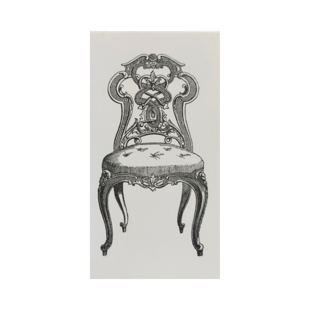 Vintage Chair Tags D