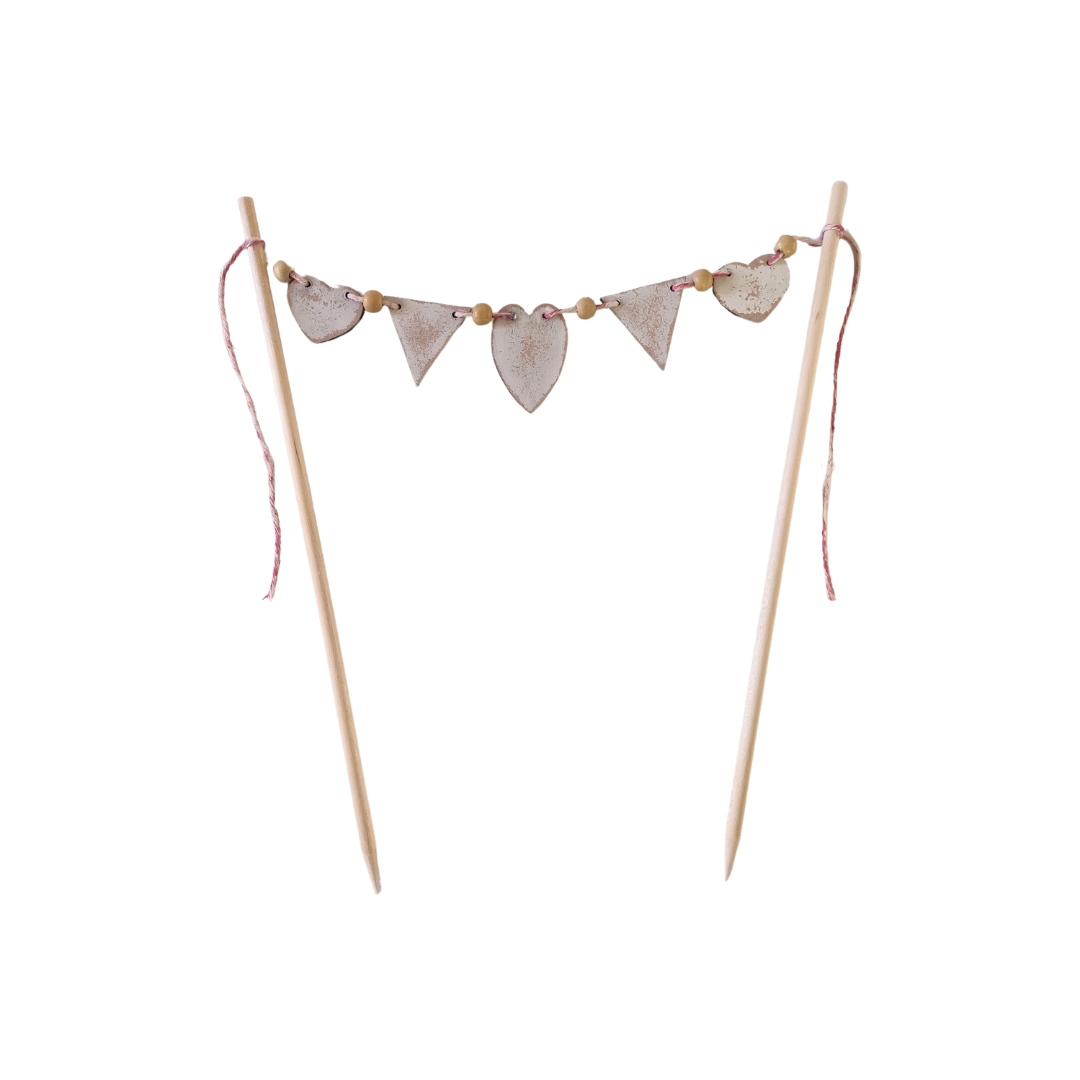 Wooden Cake Bunting