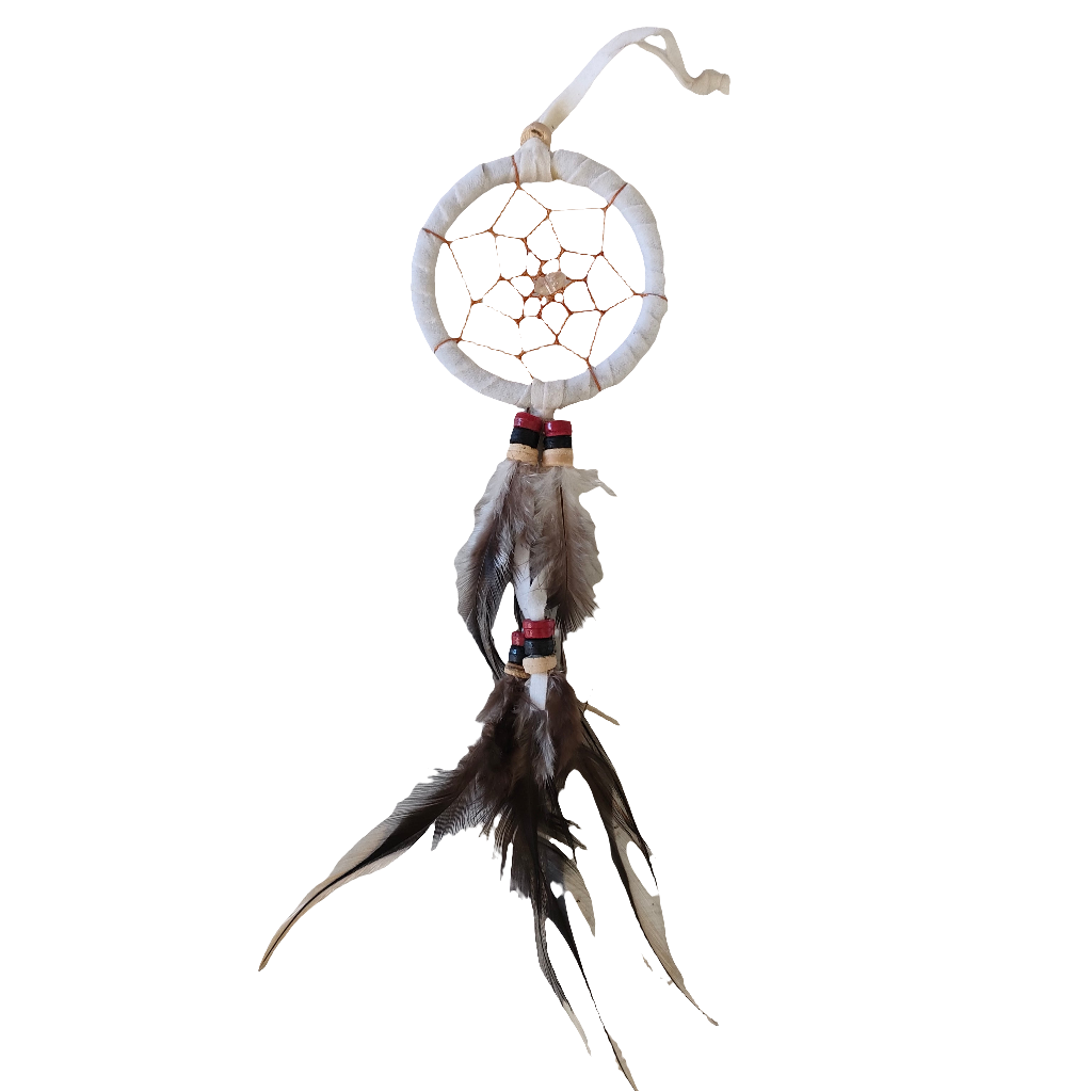mini white dream catcher