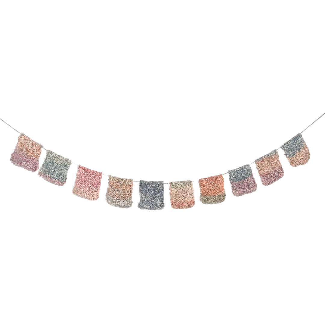 ombre knitted bunting