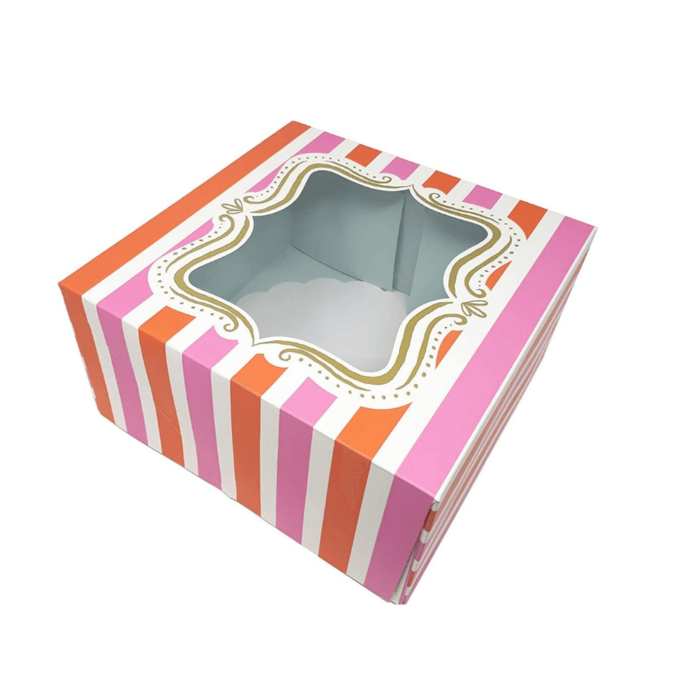 pink-red-striped-cake-boxes-with-cake-boards