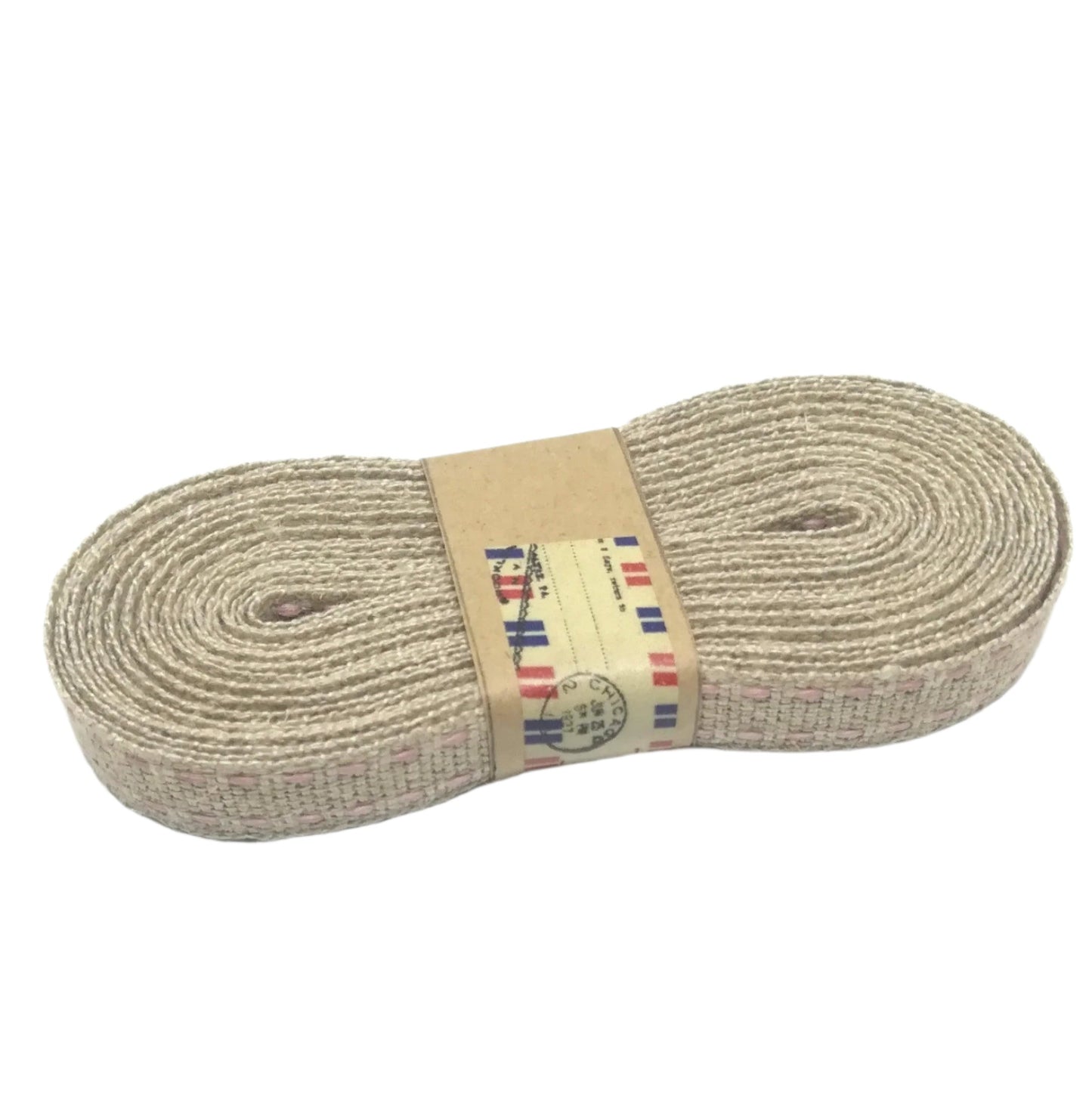 ribbon-flax-saddle-stitch-natural-peach