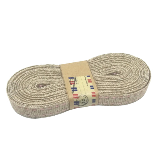 ribbon-flax-saddle-stitch-natural-peach
