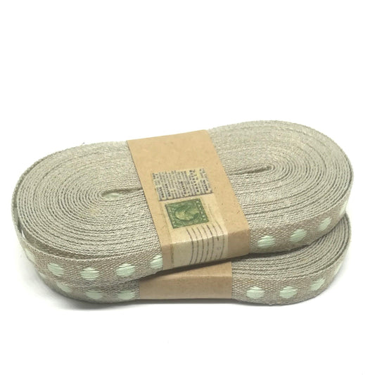 ribbon-flax-woven-dot-natural-mint
