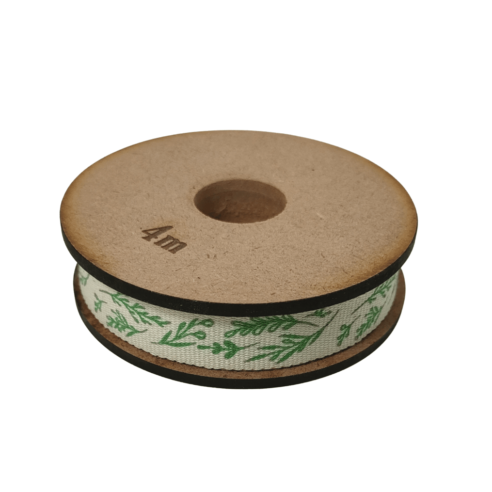 ribbon-green-leaf-pattern