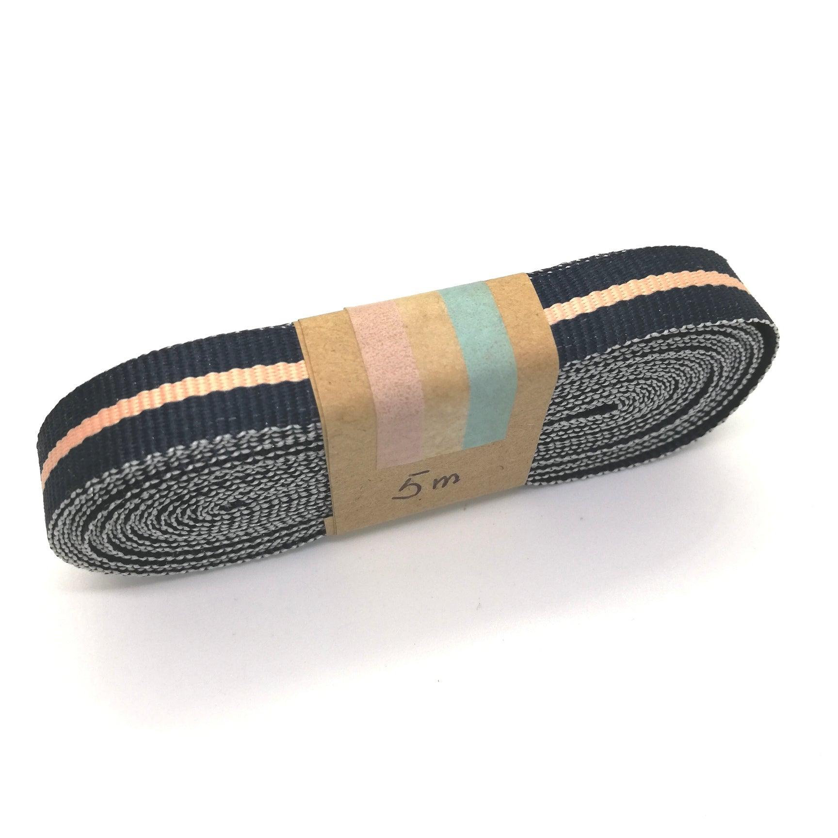 ribbon-petersham-striped-navy-coral