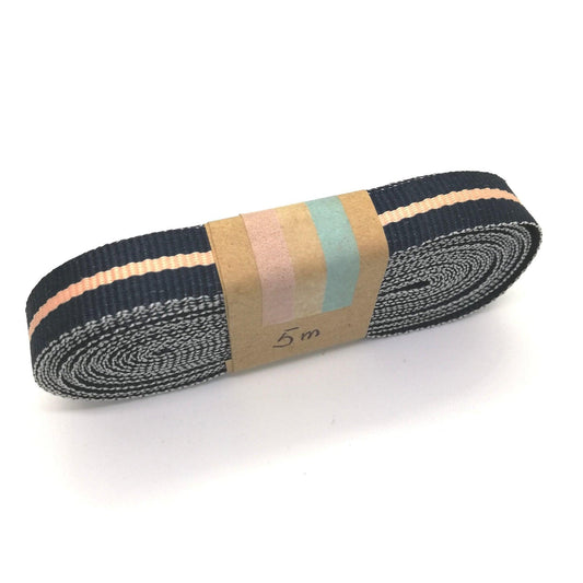 ribbon-petersham-striped-navy-coral