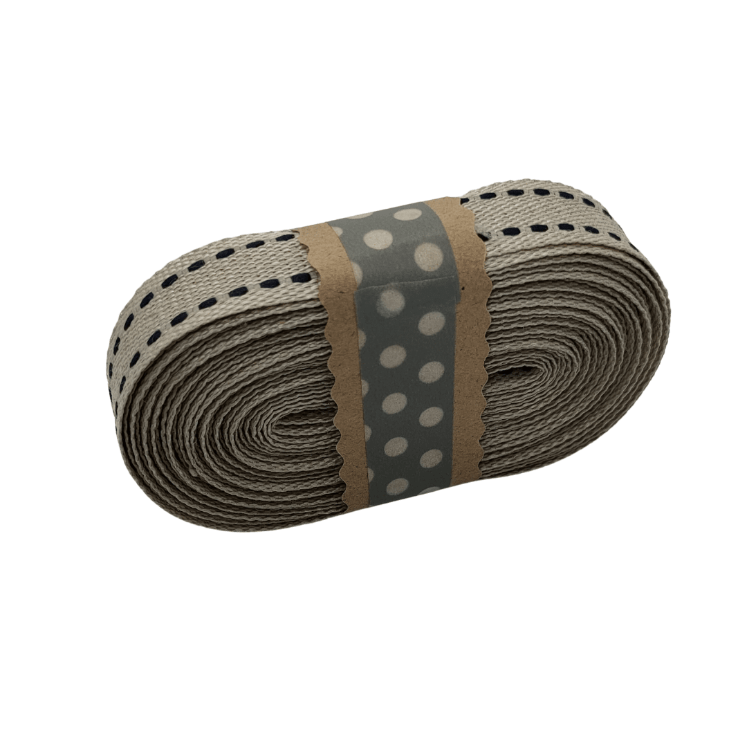 ribbon-petersham-with-saddle-stitch-linen-black