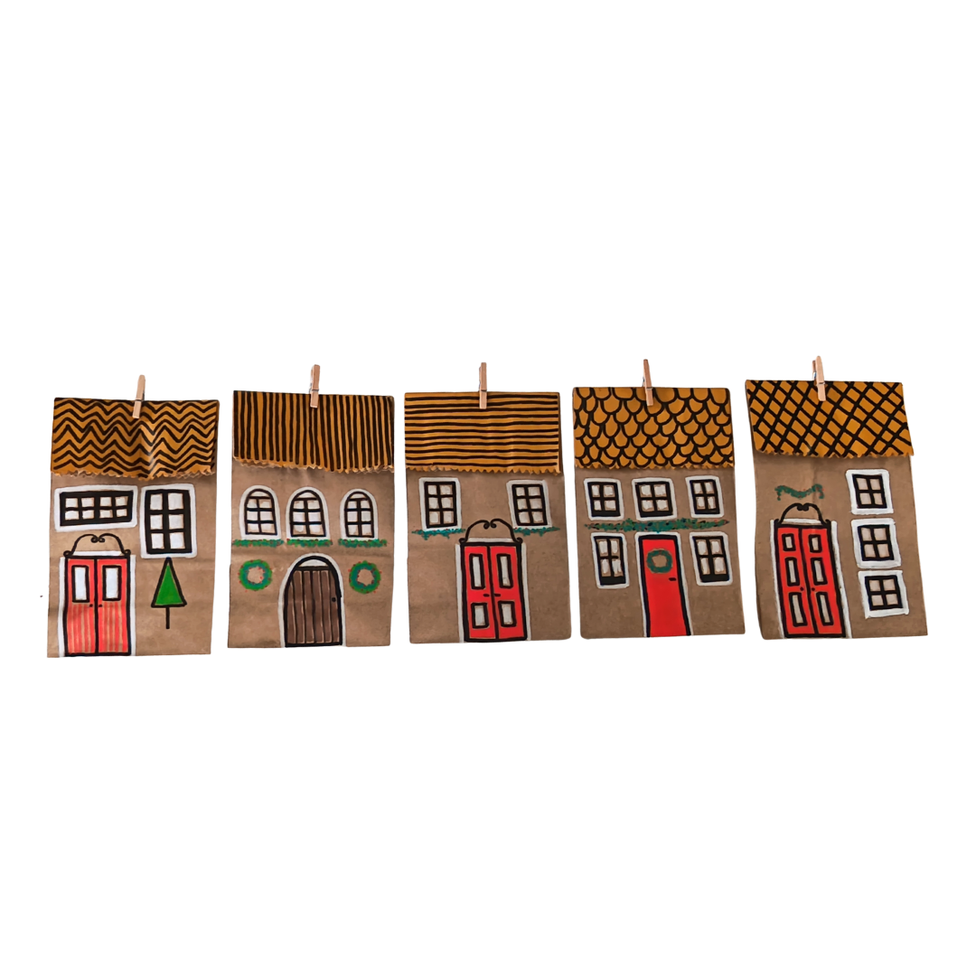 Kraft Christmas Favour Bags