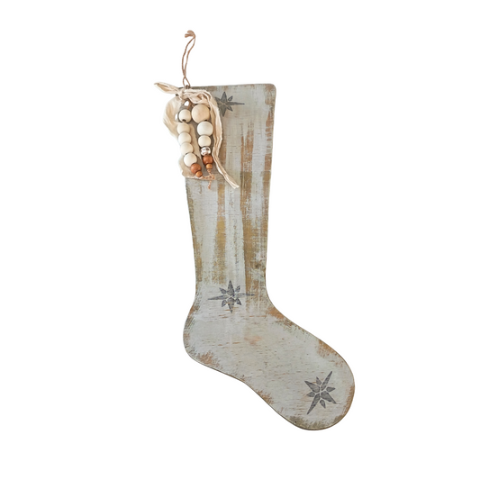Wooden Stocking Hanging Decor