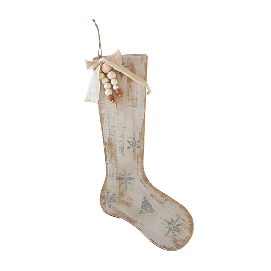 Wooden Stocking Hanging Decor