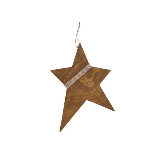 Wooden Star Hanging Decor