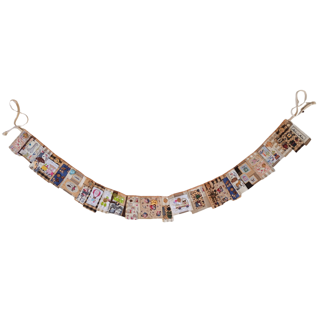 Fabric Snippet Bunting