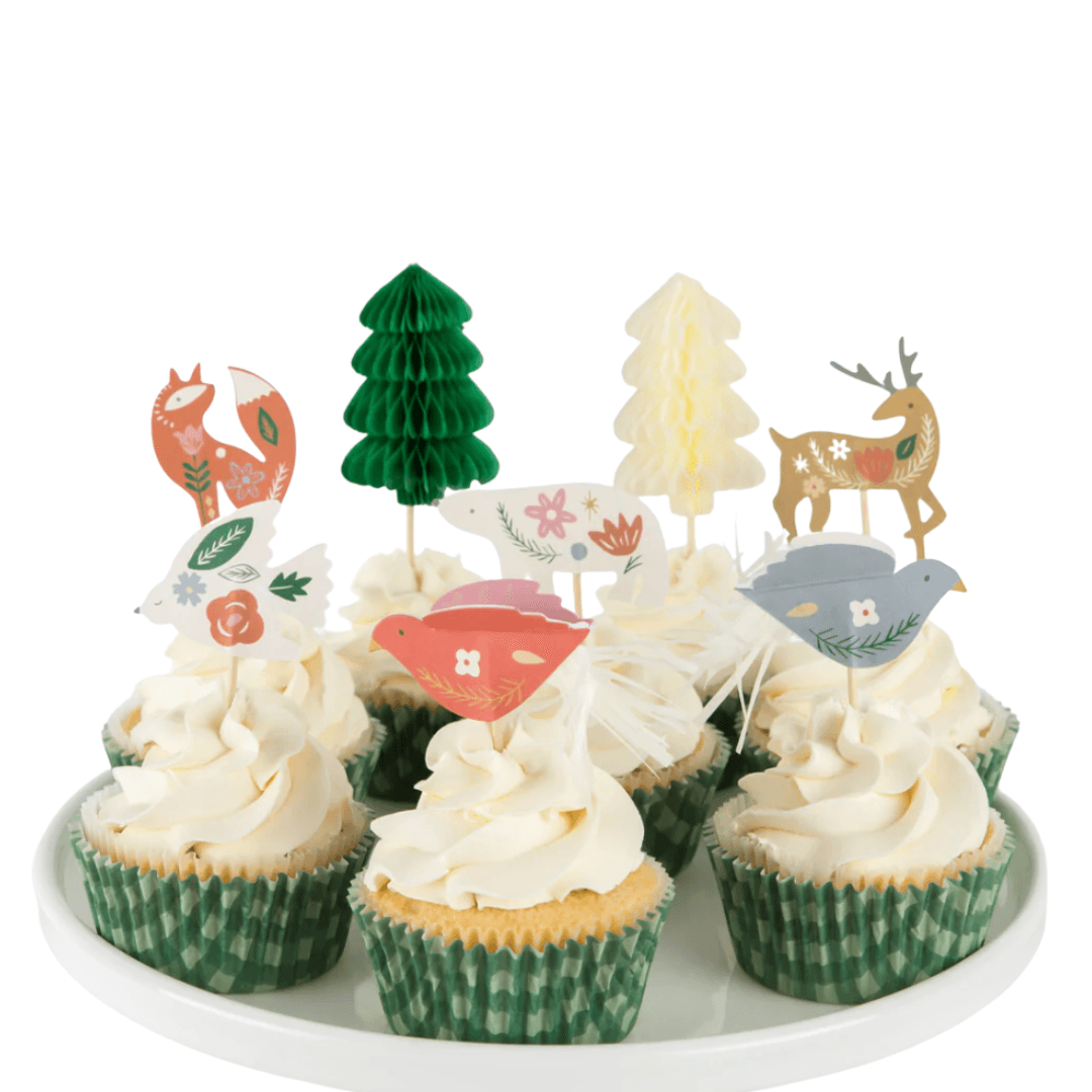 Folk Woodland Cupcake Kit