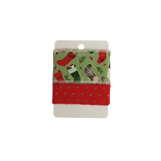 Frayed Christmas Ribbon