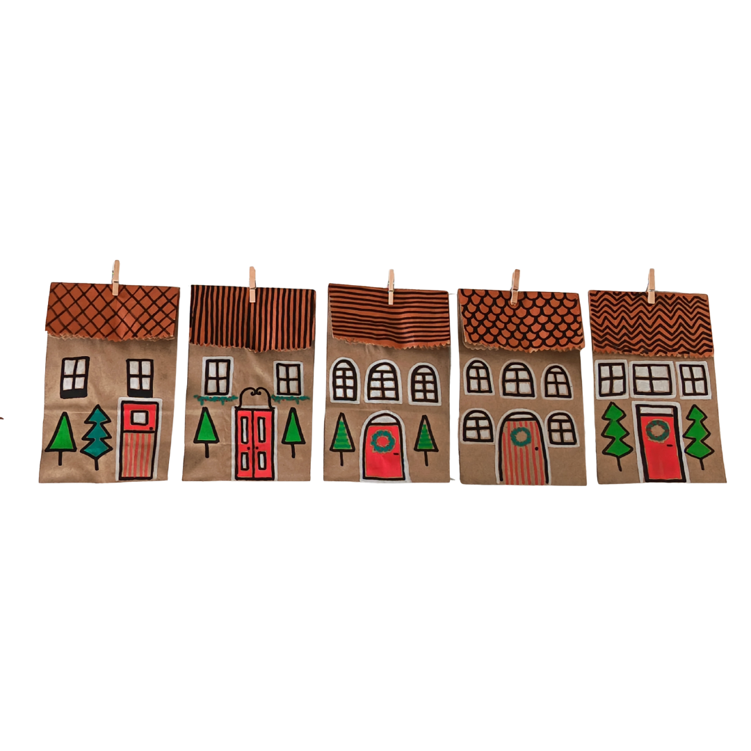 Kraft Christmas Favour Bags