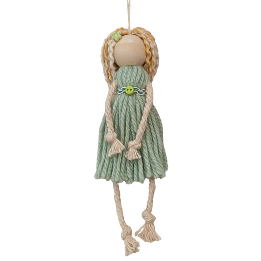 Macrame Style Tassel Hanging Dolls - Victoria
