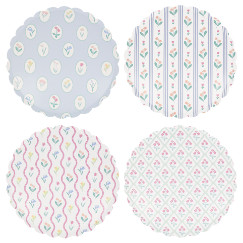 Bloomsbury Floral plates