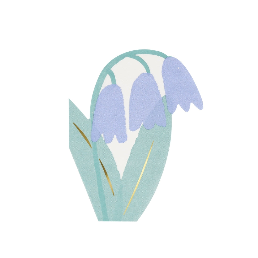 Blue Spring Flower Napkins