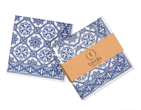 Blue Tile Tavola Napkins