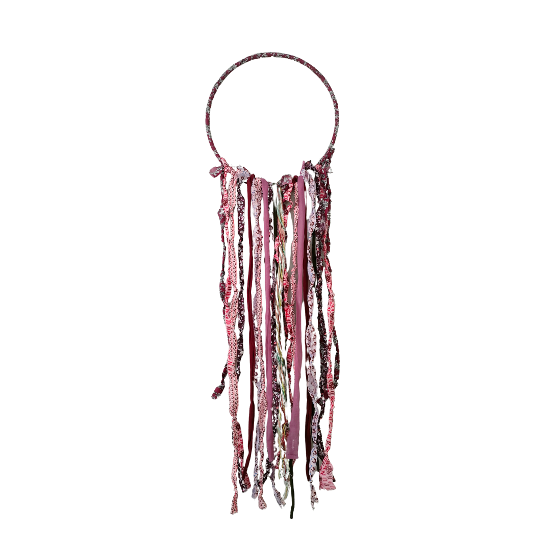 Boho Eclectic Fabric Rainbow Catcher