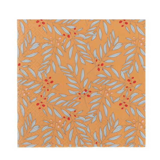 Branches_on_Burnt_Orangey_Brown_Napkins