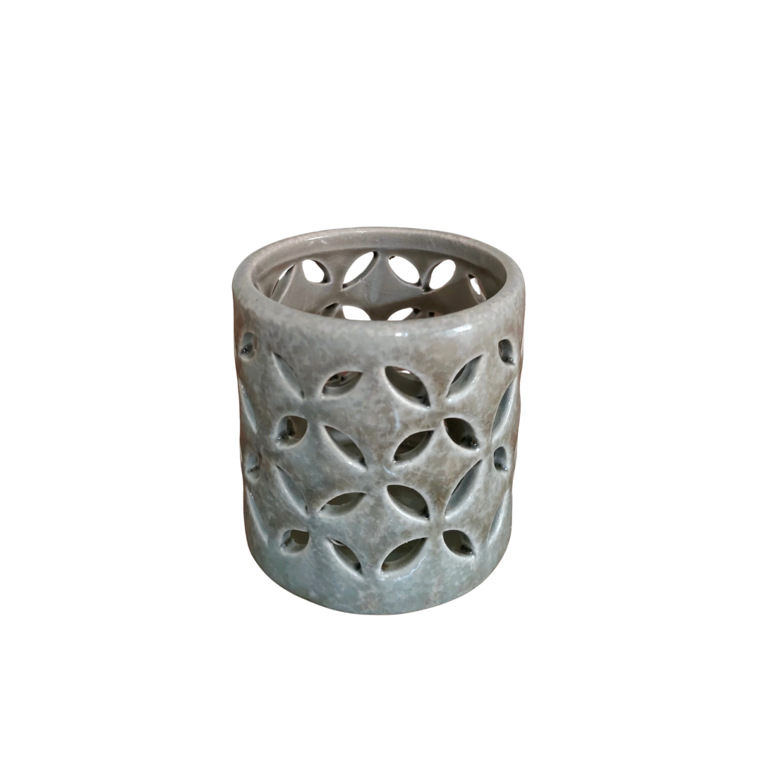 Ceramic Equinose Taupe Votive