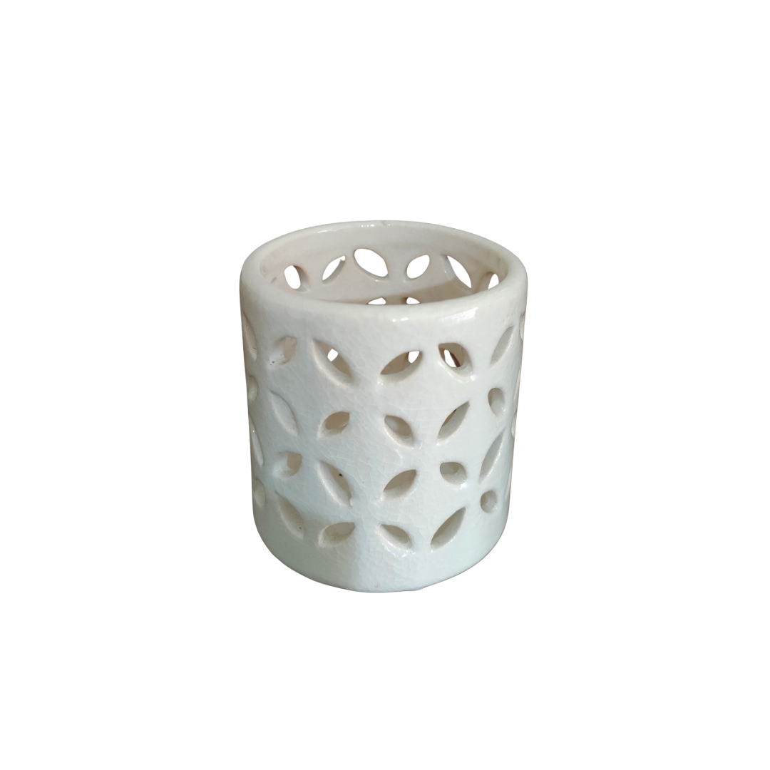 Ceramic Equinose White Votive