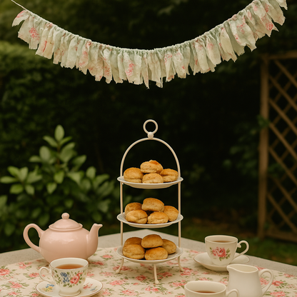 Floral-Strip-fabric-Garland