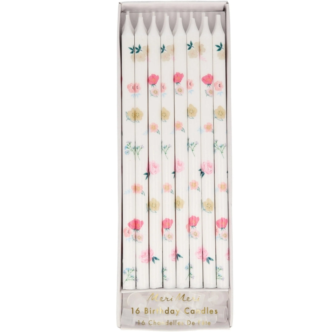 Floral Pattern Candles